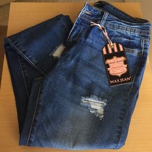 Wax Jeans distressed skinny Jean